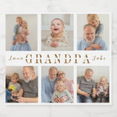 Gepersonaliseerd bierflesetiket | Opa Afbeeldingen Bier Etiket (Enkel label)