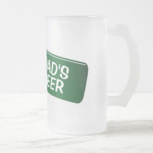 Gepersonaliseerd bierglas voor vader   Feestdagen Matglas Bierpul