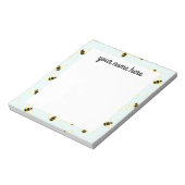 Gepersonaliseerd bijenNotitieblok Notitieblok (Gedraaid)