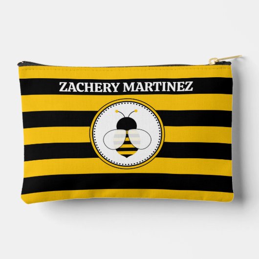 Gepersonaliseerd bijenpatroon etui (Achterkant)