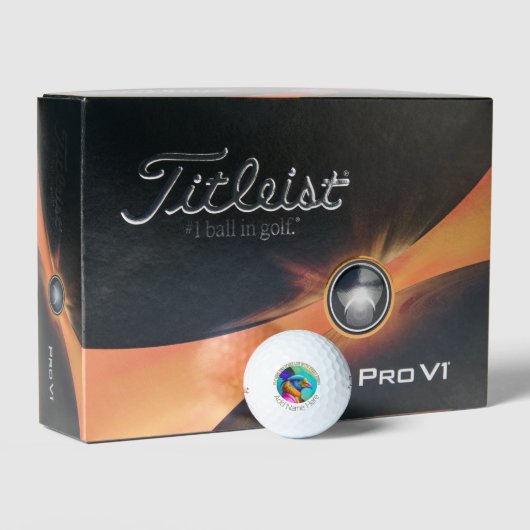 Gepersonaliseerd Birdie - Titleist Pro V1 Golf Bal (Verpakking)