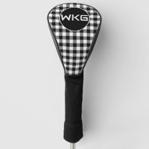 Gepersonaliseerd Black-White Pset Golf Club Head H