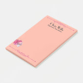 Gepersonaliseerd "Blijf gefocust. Blijf geweldig"  Post-it® Notes (Schuin)