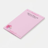 Gepersonaliseerd "Blijf gefocust. Stay Fabulous" R Post-it® Notes (Schuin)