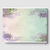 Gepersonaliseerd  bloemen bruiloft gastenboek (Achterkant)