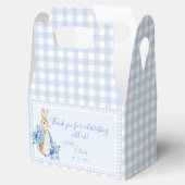 Gepersonaliseerd Blue Bunny Baby shower Bedankdoosjes (Geopend)