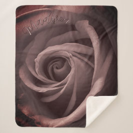 Gepersonaliseerd  Blush Roos Sherpa Deken