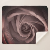 Gepersonaliseerd  Blush Roos Sherpa Deken (Voorkant (horizontaal))