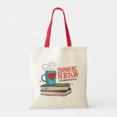 Gepersonaliseerd boek Nerd Gift voor Reader Tote Bag (Achterkant)