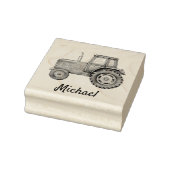 Gepersonaliseerd Boerderij van de trekker Rubberstempel (Stempel)