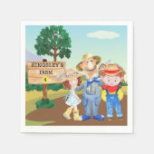 Gepersonaliseerd Boerderij van MacDonald's Servet (Voorkant)