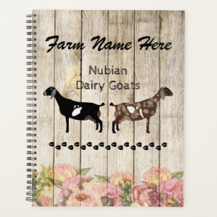 Gepersonaliseerd Boerderij van nobelse melkgeiten Planner