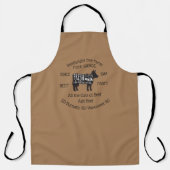 Gepersonaliseerd Boerderij voor zakelijk rundvlees Schort (Voorkant)