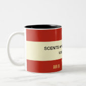 Gepersonaliseerd Boo Beer Book Hoesje - Cranberry  Tweekleurige Koffiemok (Links)