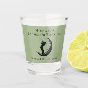 Gepersonaliseerd borrelglas   Vrijgezellengolfweek Shot Glas