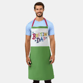 Gepersonaliseerd Bostin Dad Black Country Schort (Gedragen)