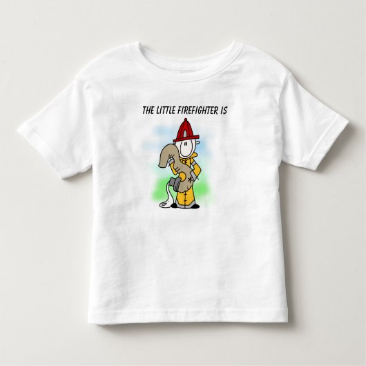 Gepersonaliseerd Brandweerman 3e Verjaardag T-shir Kinder Shirts (Voorkant)