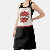 Gepersonaliseerd brandweerman rood Logo symbool Schort (Insitu)