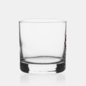 Gepersonaliseerd brandweerman rood Logo symbool Whisky Glas (Rechts)