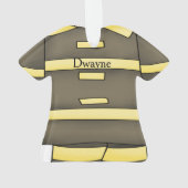 gepersonaliseerd brandweeruniform ornament (achterkant)