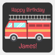 Gepersonaliseerd brandweerwagen