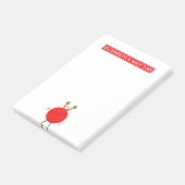 Gepersonaliseerd breien post-it® notes (Schuin)