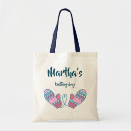 Gepersonaliseerd breien tote bag