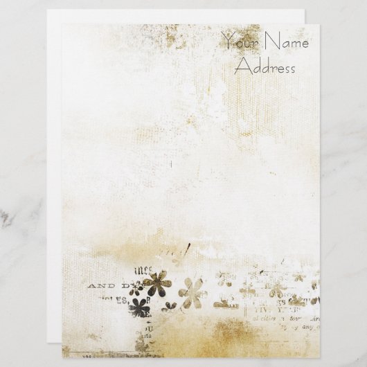 gepersonaliseerd briefhoofd (Voorkant / Achterkant)