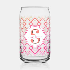 Gepersonaliseerd bruidsmeisje naam cadeau voor haa blikvorm glas