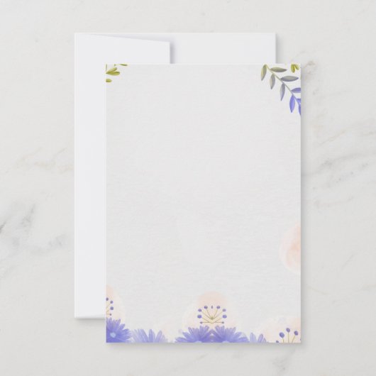 Gepersonaliseerd bruiloft Dank je kaarten (Achterkant)