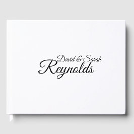 Gepersonaliseerd bruiloft gastenboek