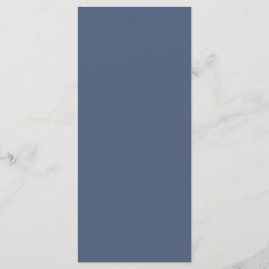 Gepersonaliseerd Bruiloft Menu Design Strand Bruil (Achterkant)