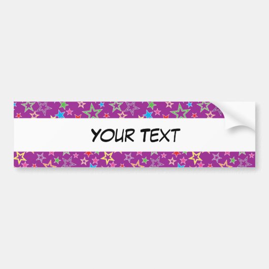 Gepersonaliseerd Bumpersticker (Voorkant)