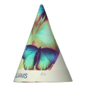 Gepersonaliseerd Butterfly Party Pet Feesthoedjes (Rechts)