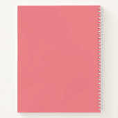 Gepersonaliseerd Butterfy Spiral Notitieboek (Achterkant)