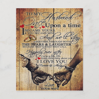 Gepersonaliseerd cadeau aan mijn man, thuisdecor flyer