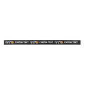 Gepersonaliseerd cadeau dat lint verpakt met baske (Voorkant)