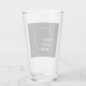 Gepersonaliseerd cadeau idee Creëer uw eigen ontwe Glas (Achterkant)