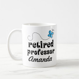 Gepersonaliseerd cadeau van professor in ruste koffiemok