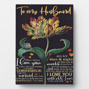 Gepersonaliseerd cadeau voor echtgenoot Beste ca Fotoplaat