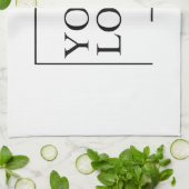 Gepersonaliseerd cadeau voor haar moeder oma Bufal Theedoek (Gevouwen)