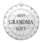 Gepersonaliseerd cadeau voor oma oma verjaardag dartbord (Voorkant)