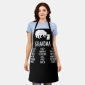 Gepersonaliseerd cadeaus met grootkindnamen Oma Be Schort (Gedragen)