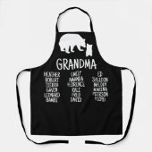 Gepersonaliseerd cadeaus met grootkindnamen Oma Be Schort (Voorkant)