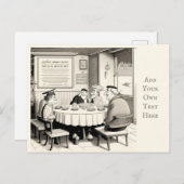 Gepersonaliseerd Café Briefkaart (Voorkant / Achterkant)