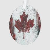 Gepersonaliseerd Canada Maple Leaf Ornament (voorkant)