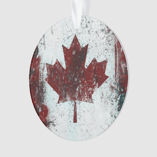 Gepersonaliseerd Canada Maple Leaf Ornament (voorkant)