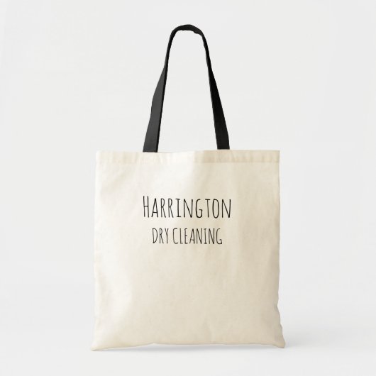 Gepersonaliseerd | CANVAS TAS | Droge reiniging (Voorkant)