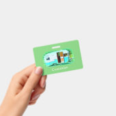 Gepersonaliseerd caravan camper badge (Handheld)