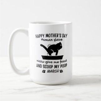 Gepersonaliseerd Cat Happy Moederdag Coffee-Mok Koffiemok
